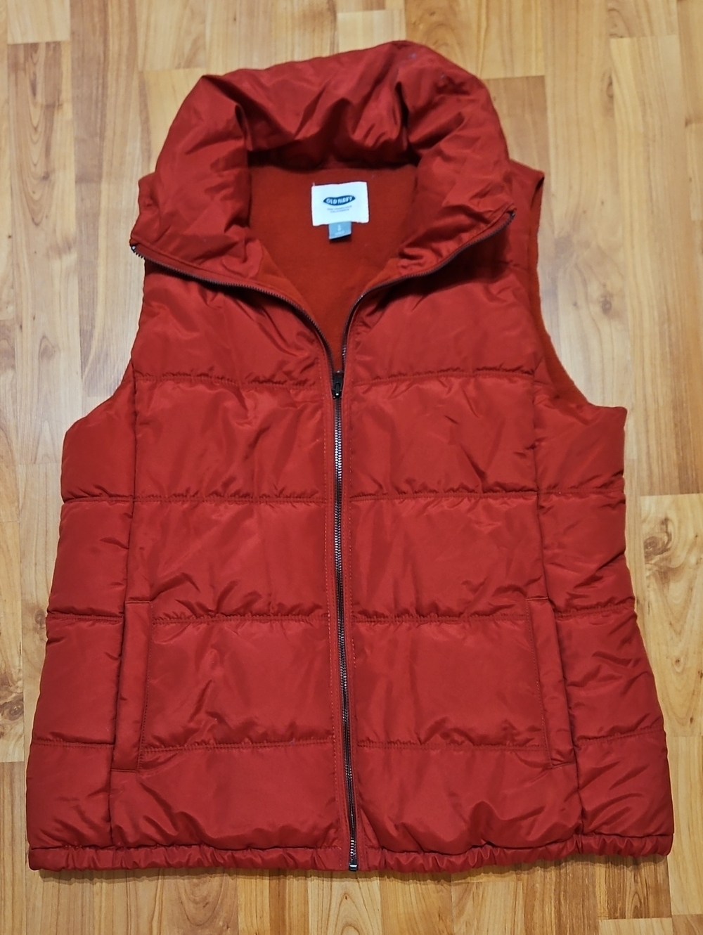 Old Navy Quilted Puffer Vest with Funnel Collar